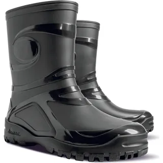 DEMAR Gummistiefel Regensteifel Gartenstiefel Arbeitsschuhe Freizeitstiefel Schwarz 36 - Schwarz