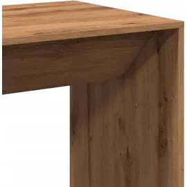 vidaXL Bartisch Artisan-Eiche 51 x 50 x 103,5 cm Braun