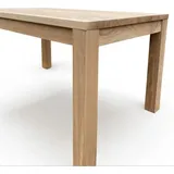 Tisch komplett aus massivem Eichenholz 200x80cm, Esstisch, Eichentisch, Handgefertigter Massivholztisch, Tisch nur aus Holz, Arbeitsplatte ohne Eck...