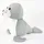 KÖGLER 75622 - Labertier Seehund Skibbi, ca. 17 cm groß, nachsprechendes Plüschtier mit Wiedergabefunktion, plappert alles witzig nach und beweg...