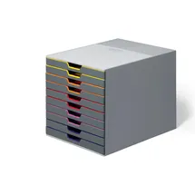 Durable Schubladenbox Varicolor 29,2 x 28 x 35,6 cm 10-tlg. grau