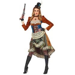 Widdmann Kostüm Steampunk Saloon Girl, Eine Lady, mit der man Pferde stehlen kann (oder Dampfschiffe)