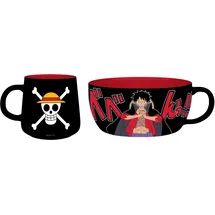 abysse corp sas ONE PIECE - Breakfast Set Mug + Bowl - Luffy