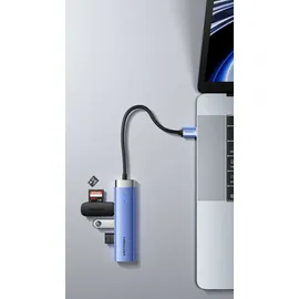 Vention USB Hub TGFSB, 3xUSB 3.0/RJ45/USB-C PD Aluminiumlegierung 5Gbps