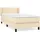 vidaXL Boxspringbett 100 x 200 cm Creme
