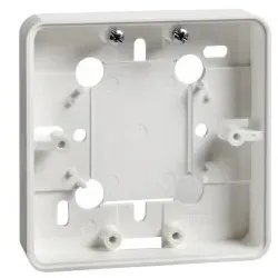 Elso 504104 Geräteträger flach 20mm für AP RENOVIERUNG reinweiß