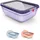 Emsa Frischhaltedose rechteckig lila 20,19 cm x 25,97 cm x 8,5 cm 2,3 l