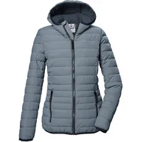 G.I.G.A. DX by killtec Damen Steppjacke/Übergangsjacke mit Kapuze GS 65 WMN QLTD JCKT, dunkel rauchblau,