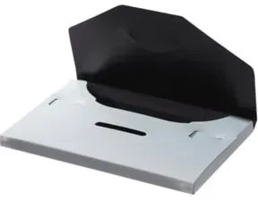 Eichner PP-Visitenkartenbox silber