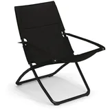 Emu Snooze Liegestuhl Cozy, schwarz / schwarz