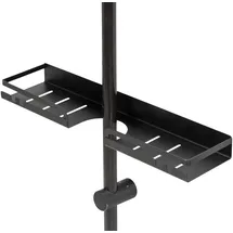 Wenko Turbo-Loc® Duschstangencaddy Altarella L, schwarz - BHT 45x4x10.50 cm