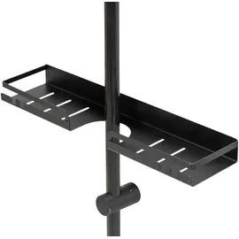 Wenko Turbo-Loc® Duschstangencaddy Altarella L, schwarz - BHT 45x4x10.50 cm