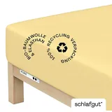 schlafgut Pure Baumwolle 90 x 190 - 100 x 220 cm yellow mid