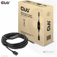 Club 3D USB Gen1 Typ-C zu Typ-A aktives Kabel 5Gbps 10m Bu./St.