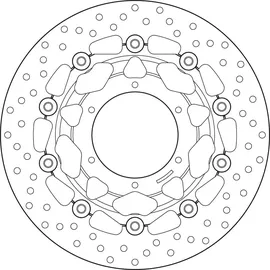 Brembo Bremsscheibe - Silver - One Size