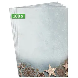 SIGEL Weihnachtsbriefpapier Glamorous Christmas Motiv DIN A4 90 g/qm 100 Blatt