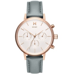 MVMT - NOVA - DORADO - roségold - weiß - grau / 38 MM