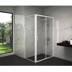 Marwell Glasdusche, HxT: 200 x 80 cm