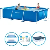 Intex Pool Rectangular Frame 300x200x75 cm - Inklusive Zubehör EINHEITSGRÖSSE