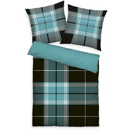 Tom Tailor Eric Renforcé petrol 135 x 200 cm + 80 x 80 cm