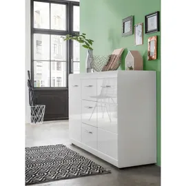 Germania GW-Adana Sideboard 144 x 86 x 40 cm Weiß
