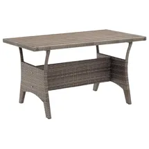 vidaXL Gartentisch 120 x 70 x 66 cm Grau