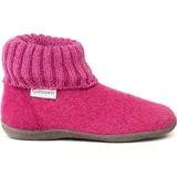 Gottstein Alpine Boot RU Kinder Hausschuh | Filz-Hausschuh Made in Tirol | Farbe rosa Größe - raspberry/brown -