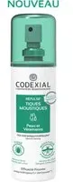 Codexial Répulsif Tiques Moustiques Peau et Vêtements, Spray répulsif antitique, antimoust Liquide 75 ml