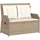 vidaXL Gartenbank 1-tlg 110 x 60 x 75 cm Beige