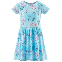 Happy girls Kleid Light Blue Horses 140 | Gr.: