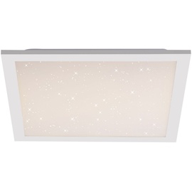 just light. JustLight LED Deckenleuchte Starryflat weiß 29,5 x 29,5 cm dimmbar
