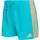 adidas 3-Streifen Badeshorts Lucid Cyan/Lucid Orange 3XL