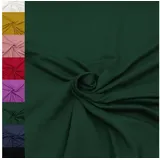 MAGAM-Stoffe Stoff "Elias", Sweatstoff innen angeraut weich uni einfarbig ÖKO-TEX Meterware 50cm grün