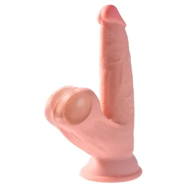 KING COCK PLUS King Cock 6" Triple Density with Swinging Balls“,