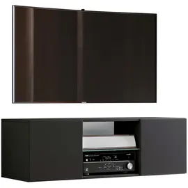 VCM Jusa TV-Lowboard 115 cm schwarz