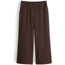 Opus Meeri Breath Relaxed City Pants Dunkelbraun 36 36W