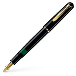 Pelikan Classic M200 Kolbenfüller schwarz/gold F (fein)