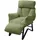 ML-Design Relaxsessel Leinen 85 x 102 x 82 cm Grün verstellbar mit Armlehnen