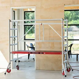 Altrex RS 44-POWER Alu mit Holz-Plattform 4,80m AH 0,75x1,85m