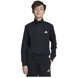 adidas Essentials Half-Zip Kinder Rollkragenpullover, schwarz - 128