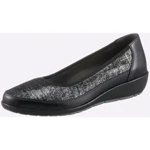 Witt Weiden Ballerina in schwarz-metallic | Gr.: 40