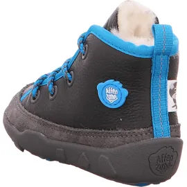 Affenzahn - Leder-Boots Easy WARM HUND in grau/blau, Gr.27