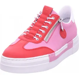 Rieker Damen Schnürhalbschuh in rot - Gr.: 38