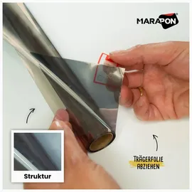Marapon Spiegelfolie Braun statisch haftend 0,75x2 m Fensterfolie Sichtschutz / Braun