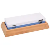 Gräwe Wetzstein Körnung 400/1000 mit Bambus-Halter