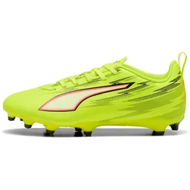 Puma Ultra 6 Play AG/FG Kinder yellow alert/puma black/glowing red 38,5
