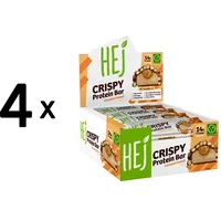 HEJ Natural Crispy Protein Bar Caramel Peanut Riegel 12 x 45 g