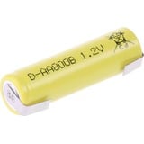 mexcel -AA800B Spezial-Akku Mignon (AA) U-Lötfahne, Flat-Top NiCd 1.2 V 800 mAh