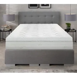 Beco Topper »Greenfirst Soft«, (1 St.), Topper in 90x200 cm und diversen Größen, Matratzentopper mit Gelschaum, weiß