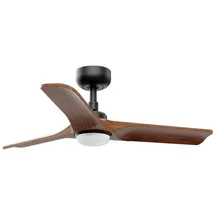 FARO Heywood S 22,5 cm Deckenventilator Schwarz/Braun